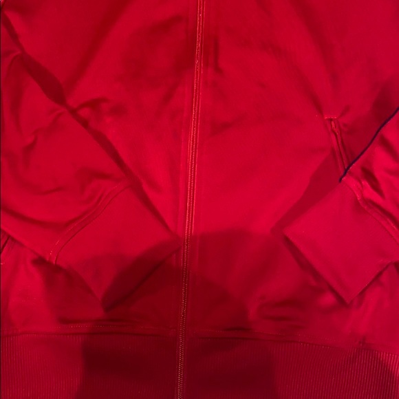 Red adidas track jacket - Picture 3 of 4